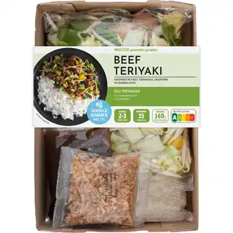 Dekamarkt Fresh & easy verspakket beef teryaki aanbieding