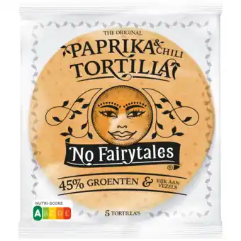 Dekamarkt No fairytales tortilla paprika-chili aanbieding