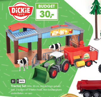 Top1Toys Tractor Set Afm. 30 cm. aanbieding