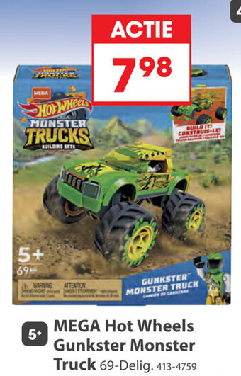 Top1Toys MEGA Hot Wheels Gunkster Monster Truck aanbieding