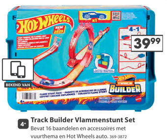 Top1Toys Track Builder Vlammenstunt Set aanbieding