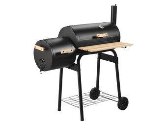 Lidl Grillmeister houtstkool smoker bbq aanbieding