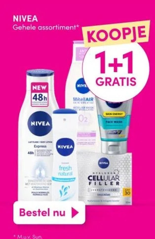 DA NIVEA aanbieding