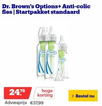 Bol.com Dr. Brown's Options+ Anti-colic fles | Startpakket standaard aanbieding