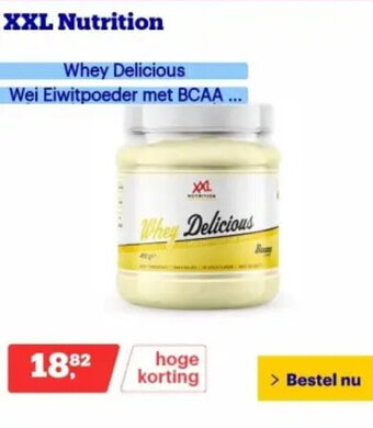 Bol.com XXL Nutrition Whey Delicious aanbieding
