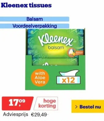 Bol.com Kleenex tissues aanbieding