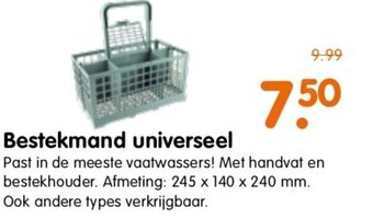 Plentyparts Bestekmand universeel aanbieding