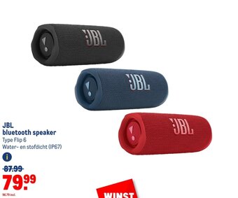 Makro JBL bluetooth speaker Type Flip 6 aanbieding