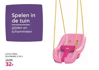 Prenatal Little Tikes schommel 2-in-1 aanbieding