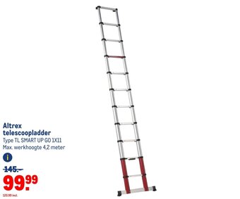 Makro Altrex telescoopladder aanbieding