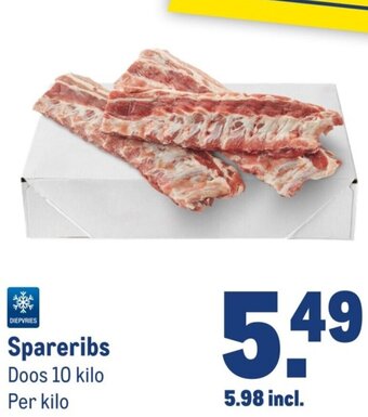 Makro Spareribs aanbieding