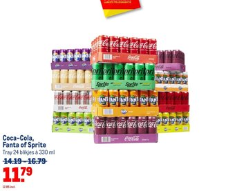Makro Coca-Cola, Fanta of Sprite aanbieding