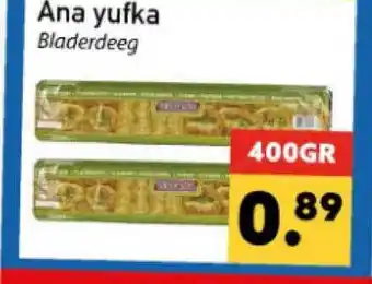 Tanger Markt Ana Yufka Bladerdeeg 400 gr aanbieding