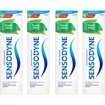 Albert Heijn Sensodyne fresh mint voordeelpakket aanbieding