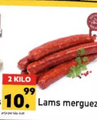 Tanger Markt Lams Merguez 2 kilo aanbieding