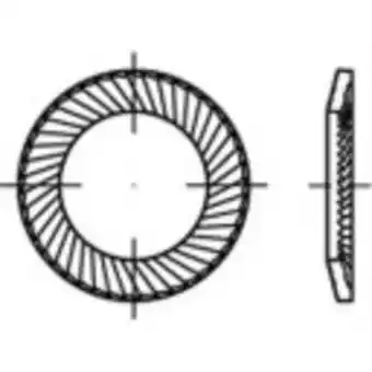 Conrad Borgringen 6 mm 10 mm rvs a2 1000 stuk(s) 1069884 aanbieding