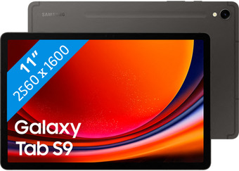Coolblue Samsung galaxy tab s9 11 inch 128 gb wifi zwart aanbieding