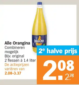 Albert Heijn Alle Orangina 1.4 liter aanbieding