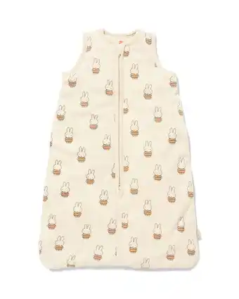 HEMA Hema nijntje baby slaapzak mouwloos padded velvet beige (beige) aanbieding