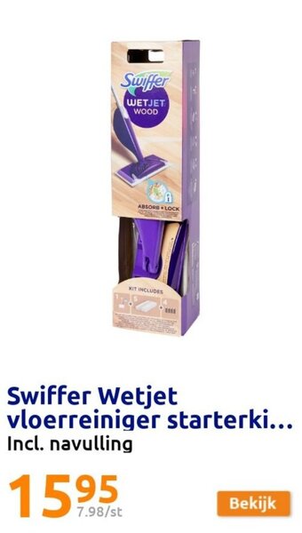 Action Swiffer Wetjet vloerreiniger starterki aanbieding