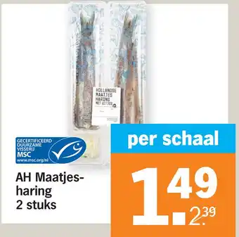 Albert Heijn AH Maatjesharing 2 stuks aanbieding