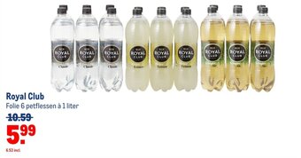 Makro Royal Club Folie 6 petflessen à 1 liter aanbieding