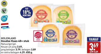 ALDI MOLENLAND Goudse Kaas 48+ stuk aanbieding