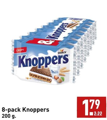 ALDI 8-pack Knoppers 200 g. aanbieding