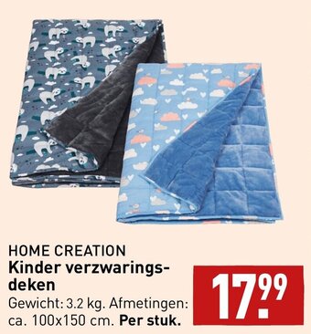 ALDI HOME CREATION Kinder verzwaringsdeken per stuk aanbieding