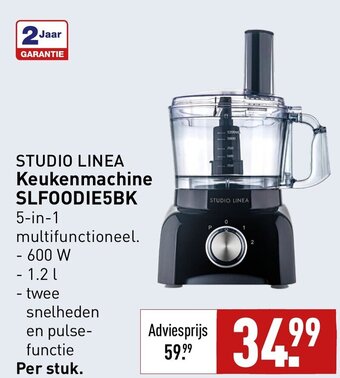ALDI STUDIO LINEA Keukenmachine SLFOODIE5BK aanbieding