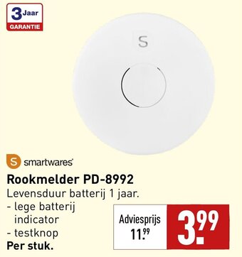 ALDI S smartwares Rookmelder PD-8992 aanbieding