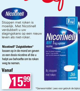 De Online Drogist Nicotinell Zuigtabletten aanbieding