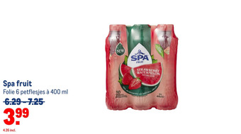 Makro Spa fruit aanbieding