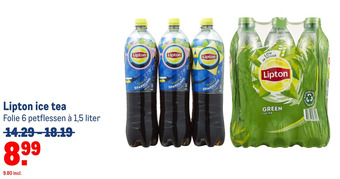 Makro Lipton ice tea aanbieding