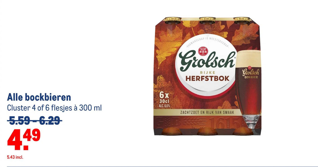 Makro Alle bockbieren aanbieding