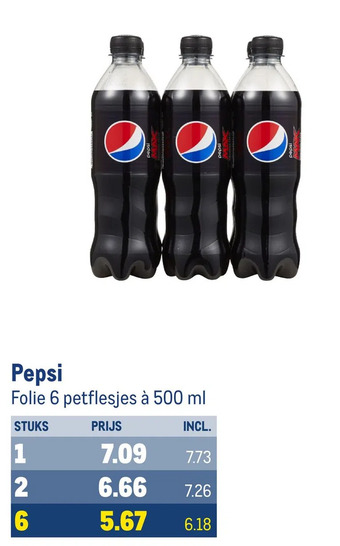 Makro Pepsi aanbieding