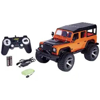 Conrad Carson modellsport 1:12 land rover defend.2.4g 100%rtr oran 1:12 rc modelauto voor beginners elektro terreinwagen achterwiela aanbieding