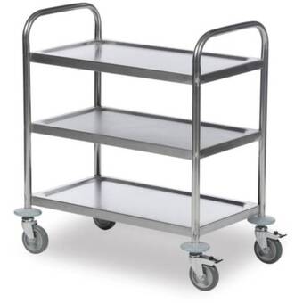 Conrad 62-3300 etagewagen rvs laadvermogen (max.): 100 kg rvs aanbieding