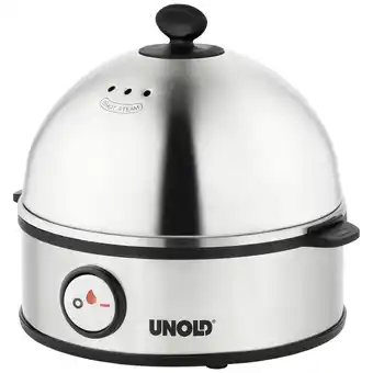 Conrad Unold edel eierkoker controlelampje, bpa-vrij rvs, zwart aanbieding