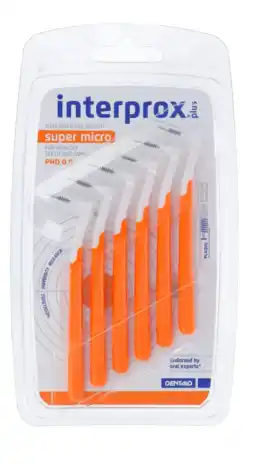De Online Drogist Interprox ragers plus super micro 2mm oranje 6st aanbieding