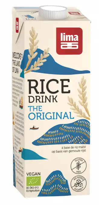De Online Drogist Lima rijstdrink original bio 1lt aanbieding