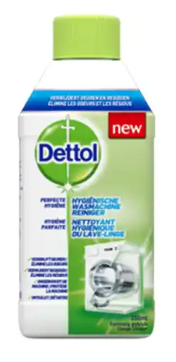 De Online Drogist Dettol hygiënische wasmachine reiniger 250ml aanbieding