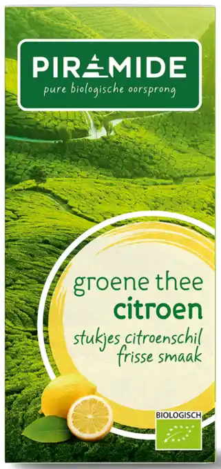 De Online Drogist Piramide thee groene thee citroen 20zk aanbieding