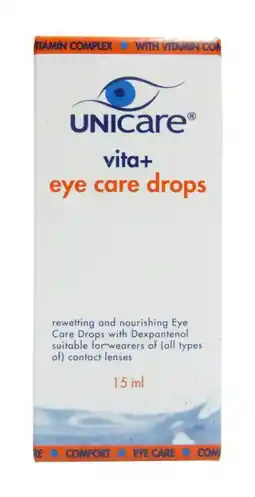 De Online Drogist Unicare oogdruppels vita eye care 15ml aanbieding