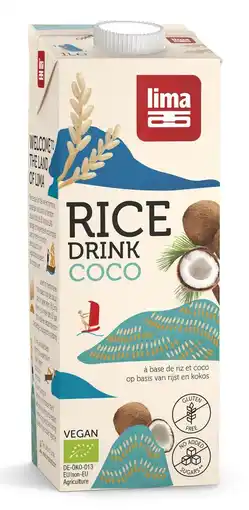 De Online Drogist Lima rijstdrink coco 1lt aanbieding