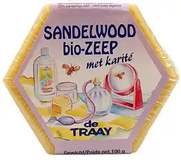 De Online Drogist De traay zeep sandelwood met karité 100gr aanbieding