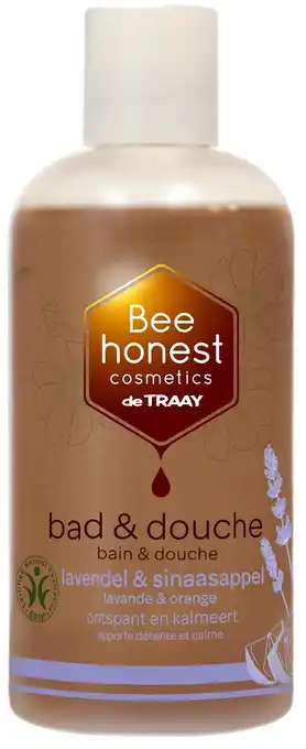 De Online Drogist Bee honest bad & douche lavendel & sinaasappel 500ml aanbieding