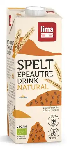 De Online Drogist Lima speltdrink natural 1lt aanbieding