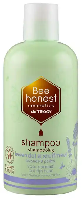 De Online Drogist Bee honest shampoo lavendel & stuifmeel 250ml aanbieding