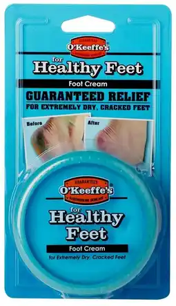 De Online Drogist O'keeffe's healthy feet voetcreme 91gr aanbieding